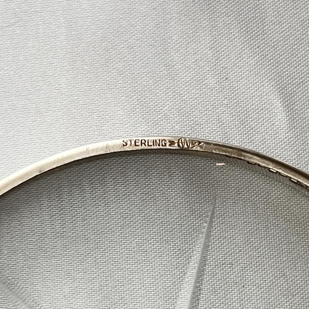 【Webster】 【純銀 / ガラス】紋章のコースター 6枚 スターリング