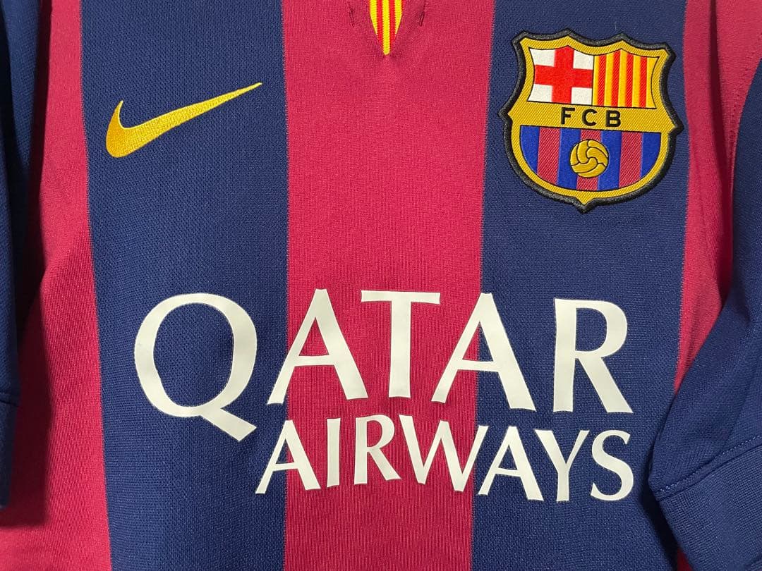 【正規品】バルセロナ　14/15ホームレプリカ　三冠