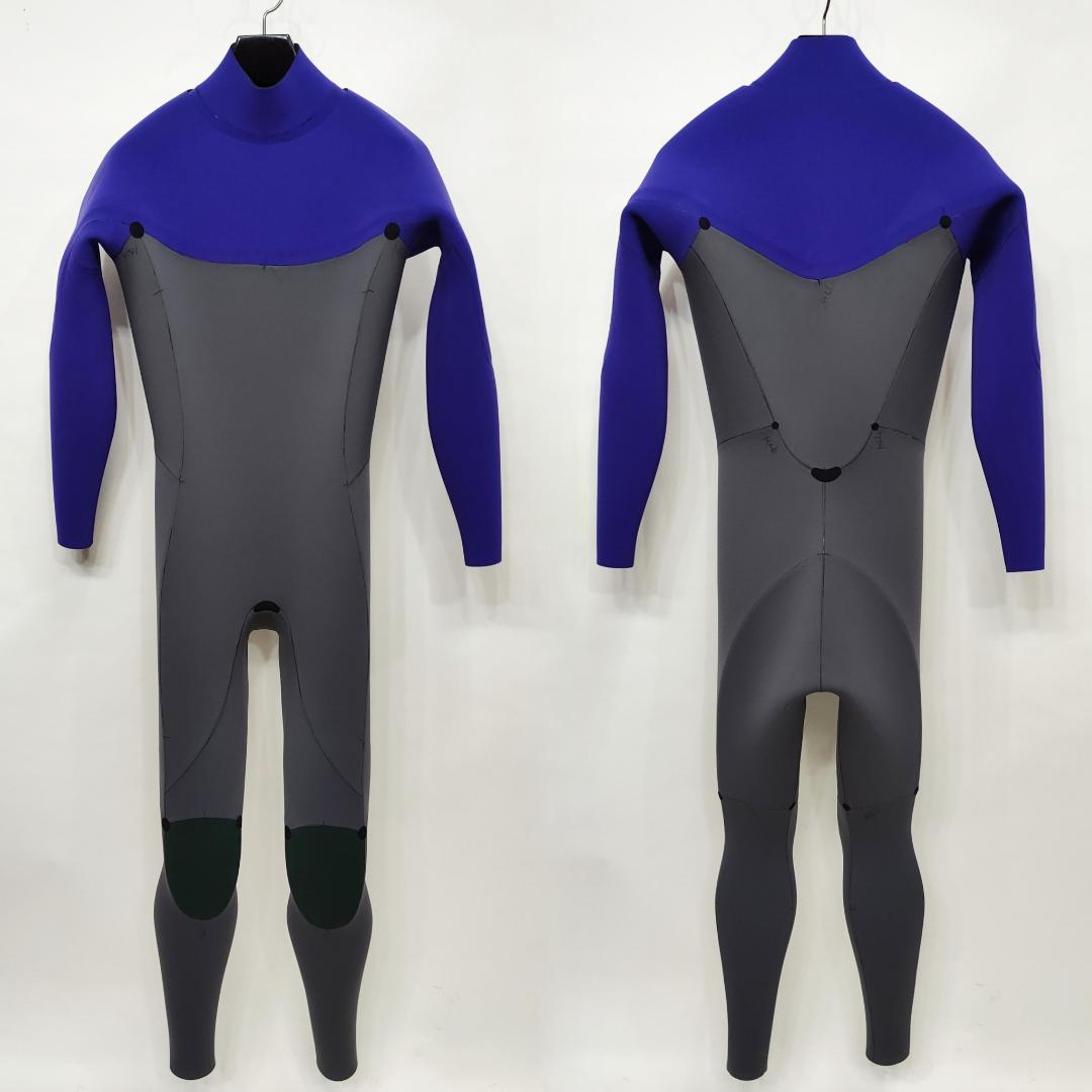 3mmジャージフルスーツ　ロングチェストジップ　MLサイズ　ウェットスーツ