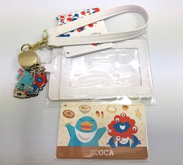 関西 万博 記念ICOCA・ミャクミャク 限定カード 6A-パスケースセット