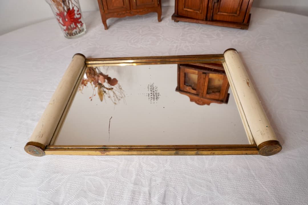 フランス アンティーク ミラートレイ 1930年頃