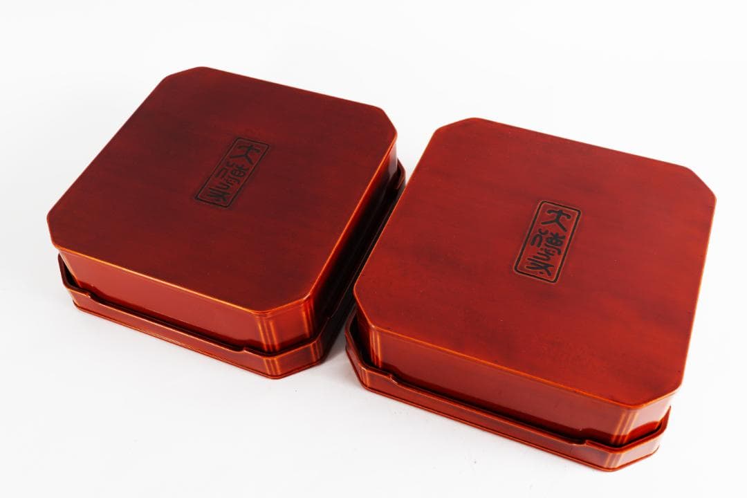 飛騨春慶塗 大徳寺 縁高 重箱 弁当箱 五客 共箱 茶道具