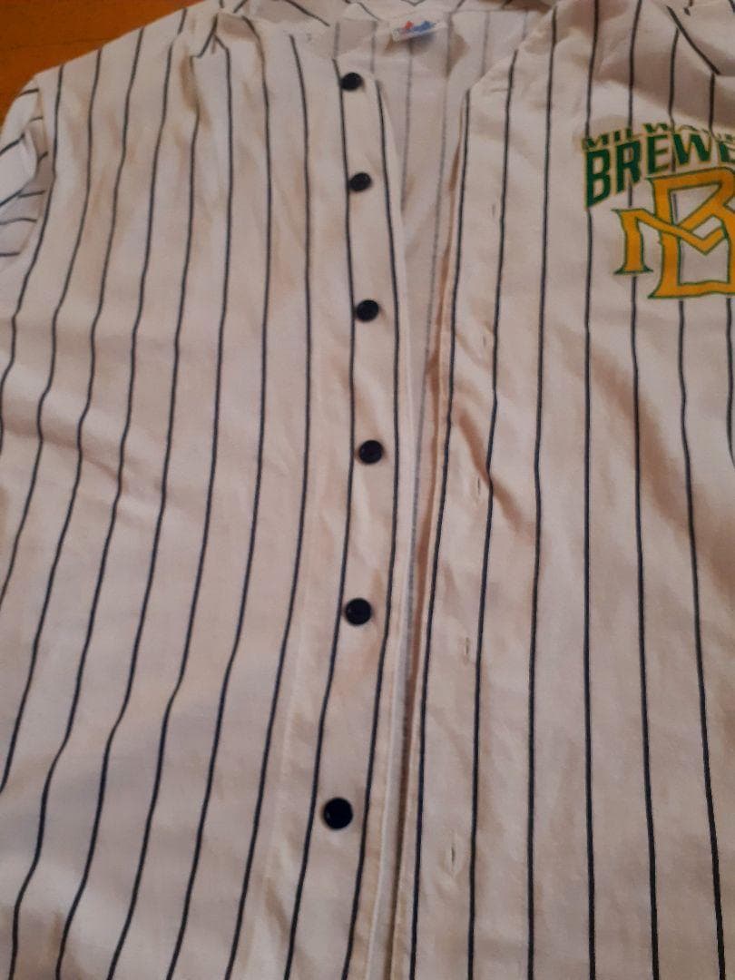 激レア！MLBミルウォーキー・ブリュワーズ ビンテージユニフォーム XL 野球