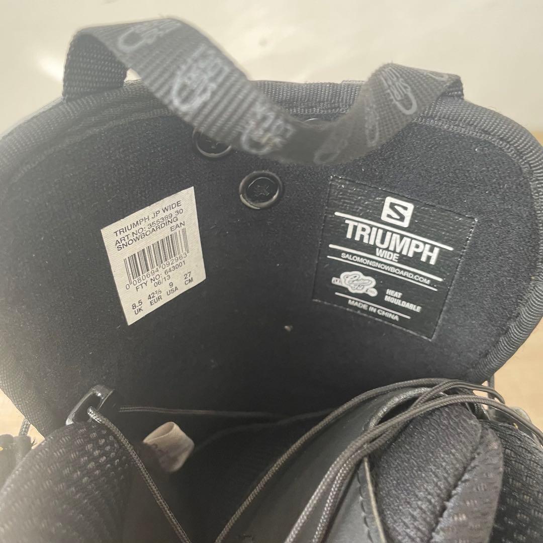 SALOMON TRIUMPH JP WIDE スノーボードブーツ 27cm