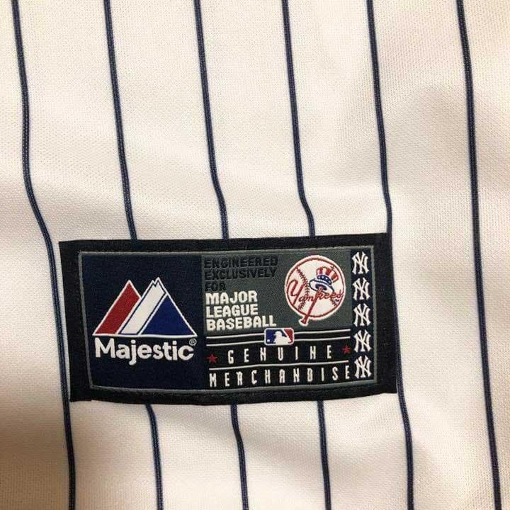 新品 00s Majestic ヤンキース ユニフォーム 田中将大 白 M