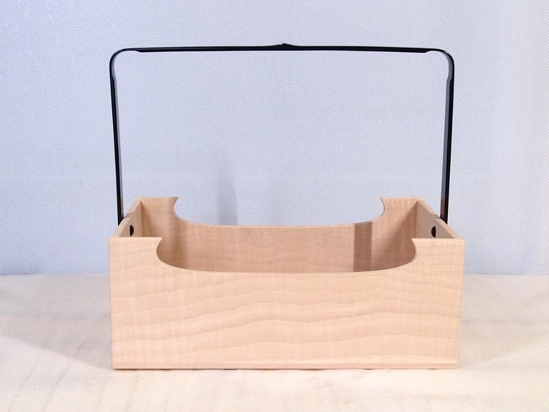 【未使用】山中漆器 塗師:助田宗明 竹の手付き煙草盆 莨盆 煙草道具/茶道具