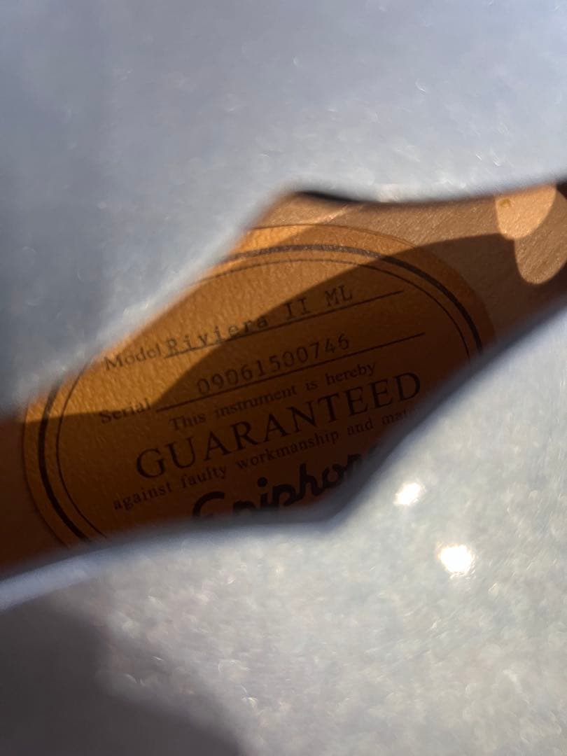 epiphone riviera ii ダンカンMOD 美品