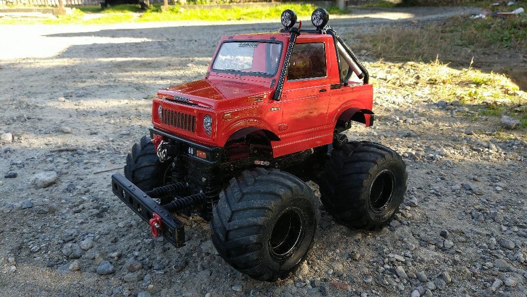 タミヤジムニーボディー製作用ページボディーのみの販売。シャシーは付きません