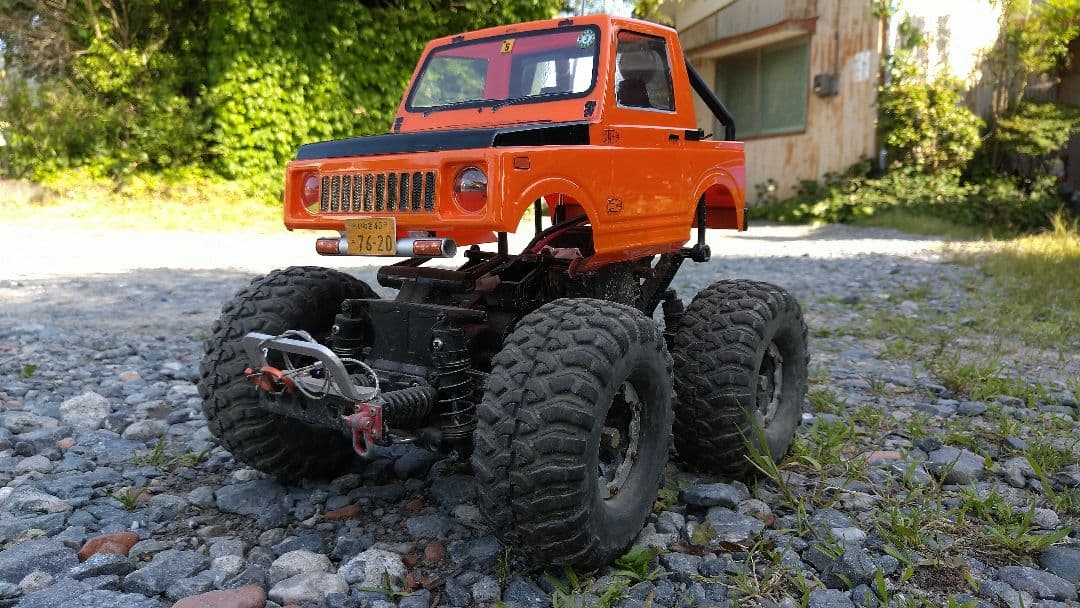 タミヤジムニーボディー製作用ページボディーのみの販売。シャシーは付きません