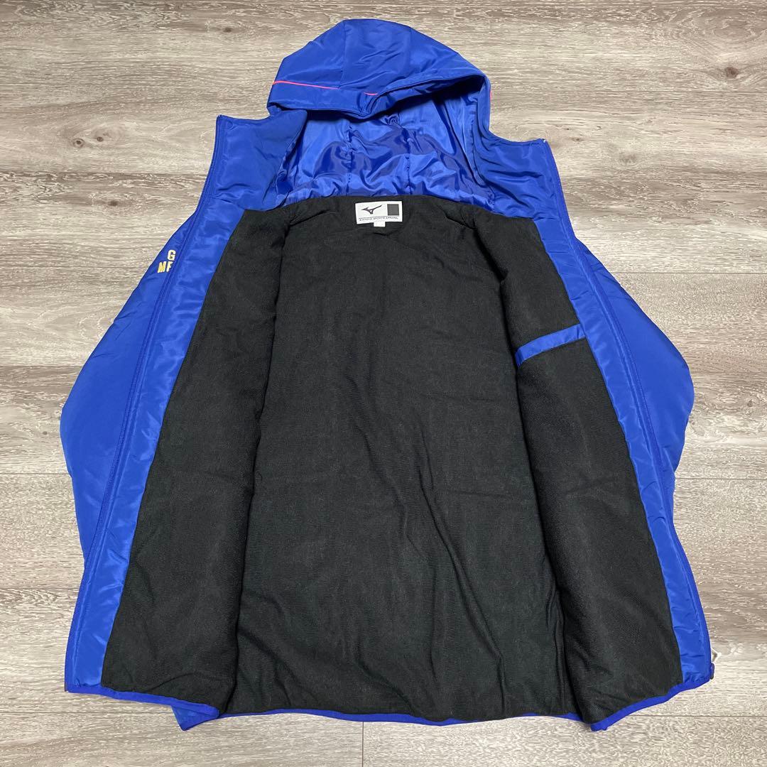 デッドストック MIZUNO 中日ドラゴンズ 中綿 Fooded Jacket