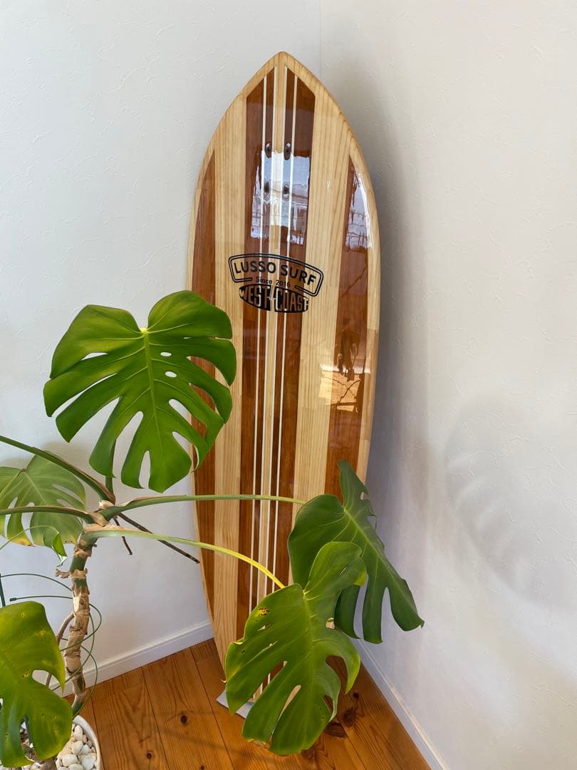 オーダーロングサーフスケート。インテリアオブジェにも！