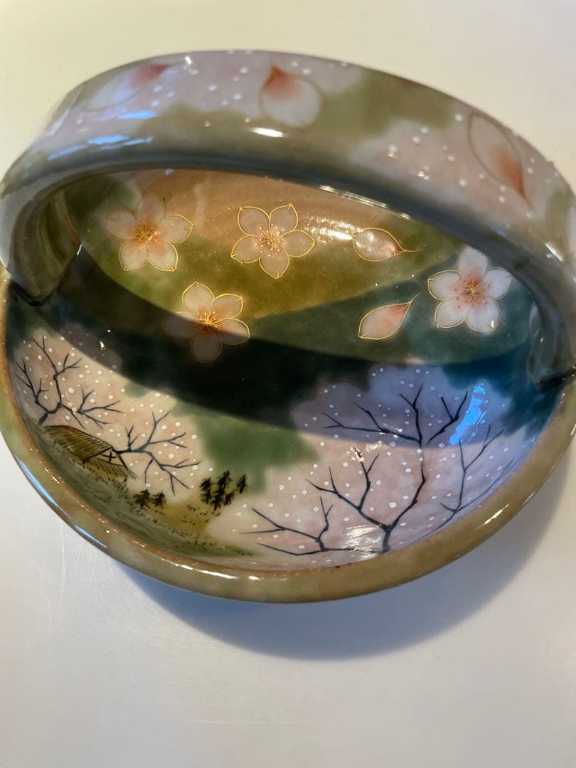 陶葊　陶あん　取手付き器