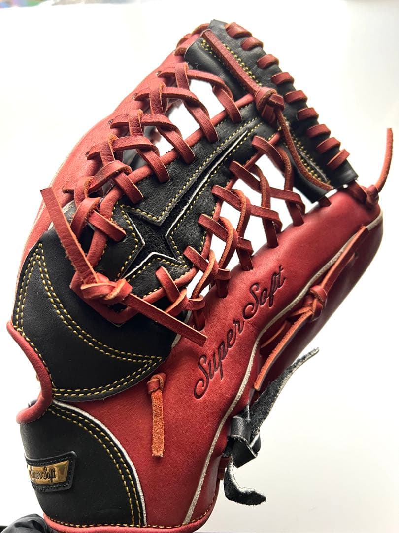 美品SSK Super Soft 硬式グローブ ソフトボール使用期間数回
