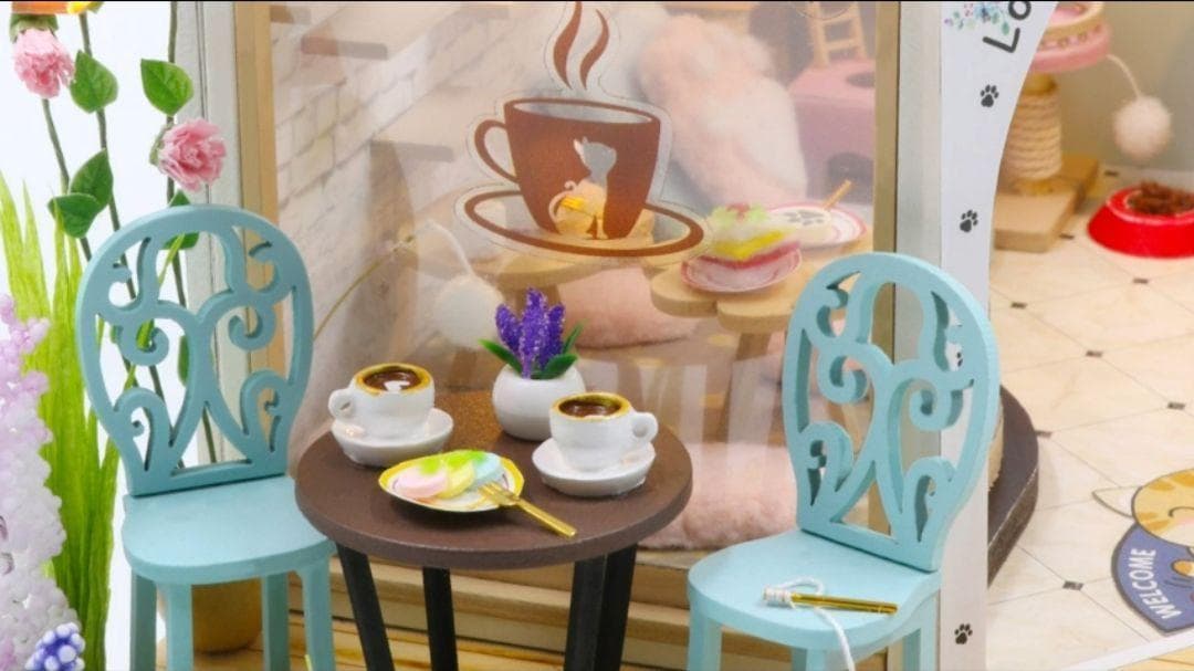 DIY木製ドールハウス 、ミニチュアキット 手作りキット、ドールハウスキット③