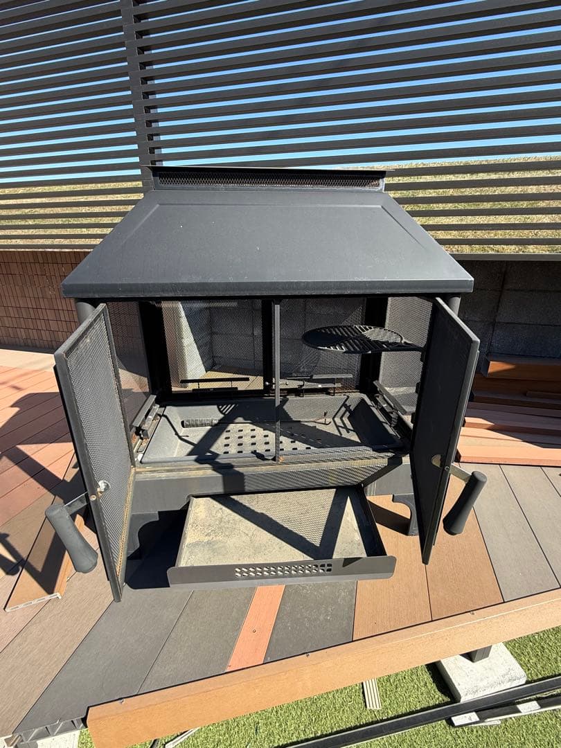 グリル付き　薪ストーブ