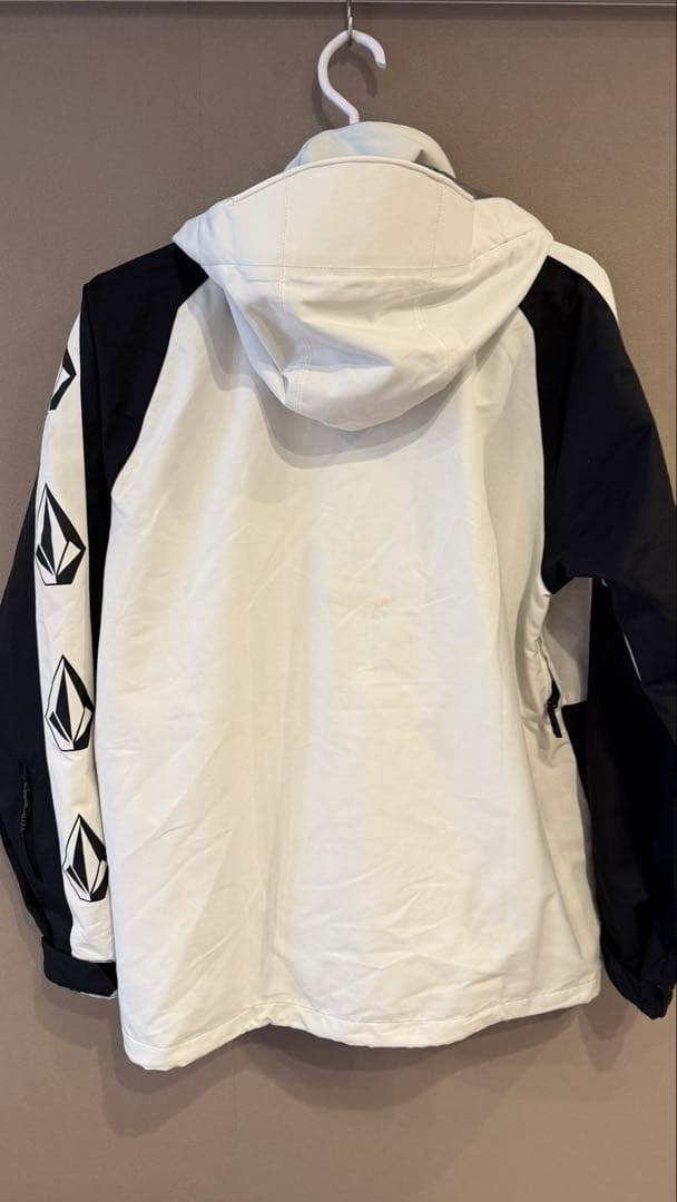 VOLCOM TEAM JACKET Lサイズ ホワイト/ブラック