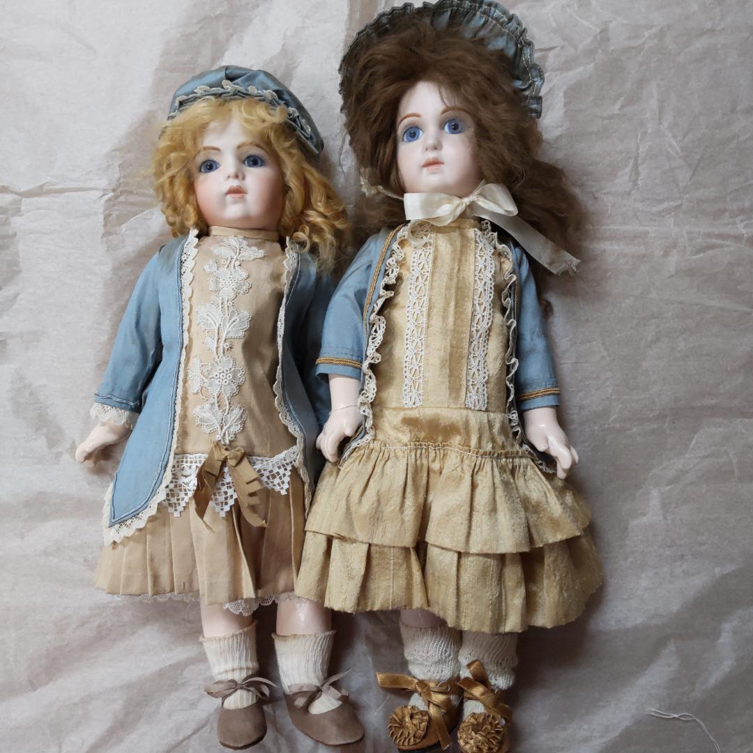 ブリュ　ジュモー　アンティークリプロ　　双子コーデ