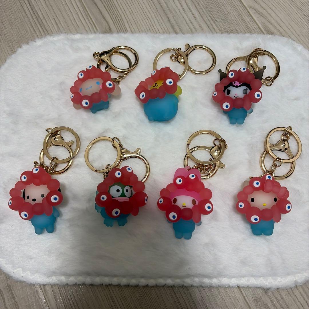 サンリオミャクミャク なりきり立体マスコット クリアカラーVer. コンプセット