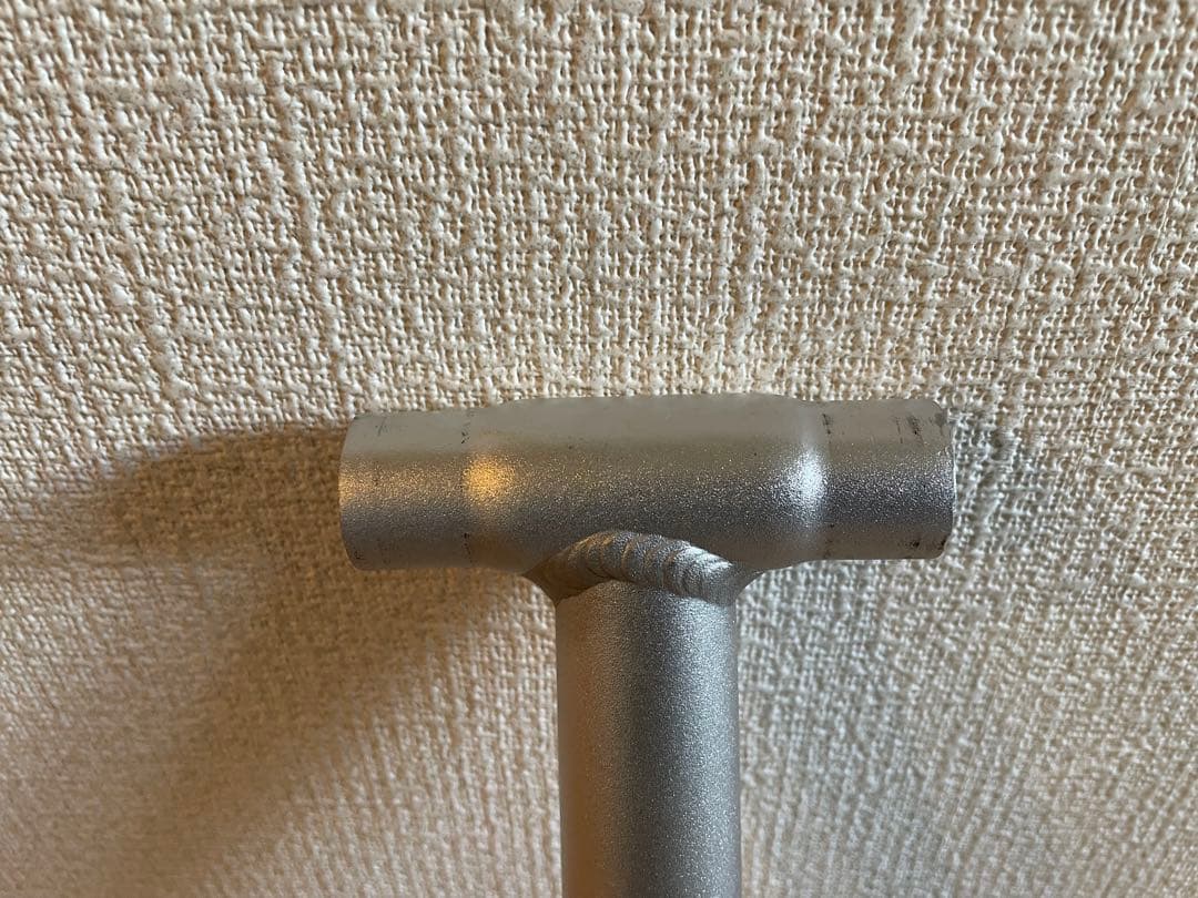 DAHON純正 T-BARハンドルポスト 330㎜ 8° シルバー 美品