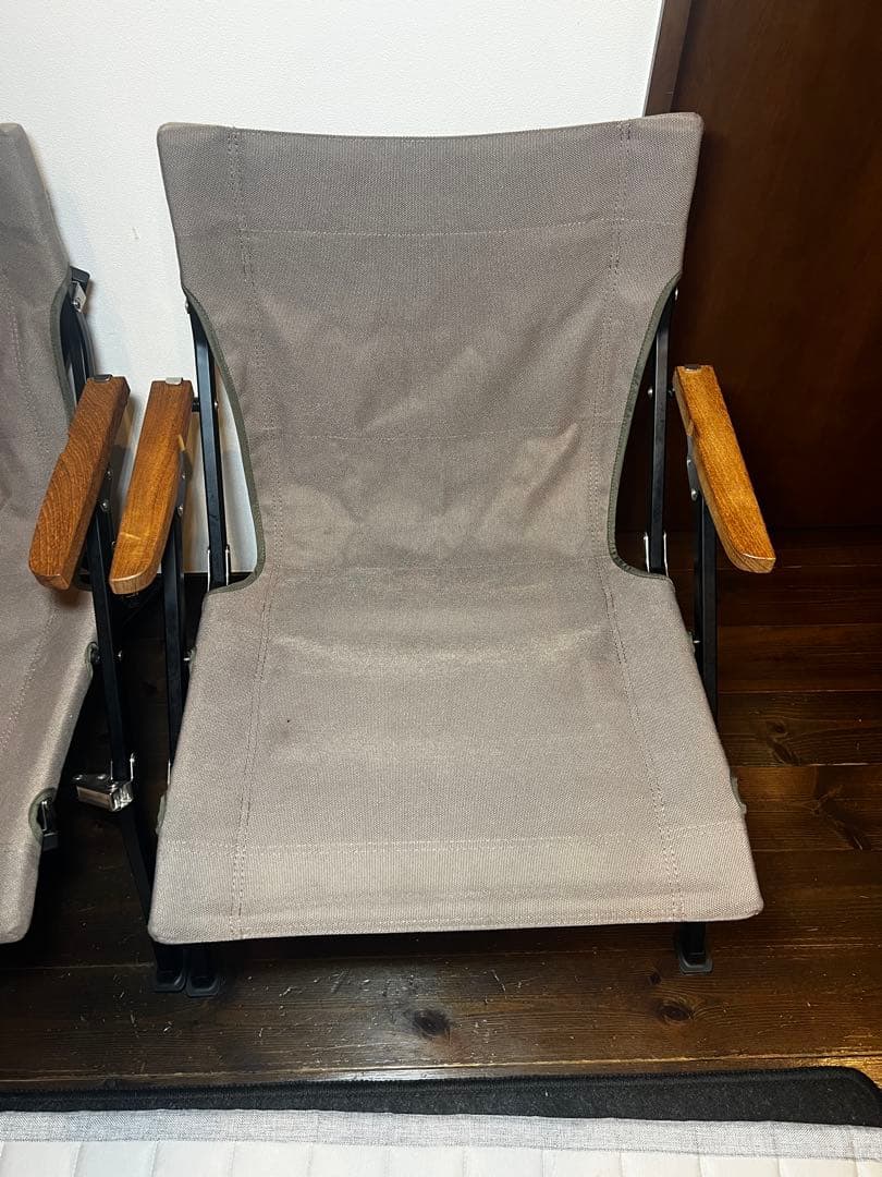 【美品】スノーピーク　ローチェアショートグレー色 2脚セット