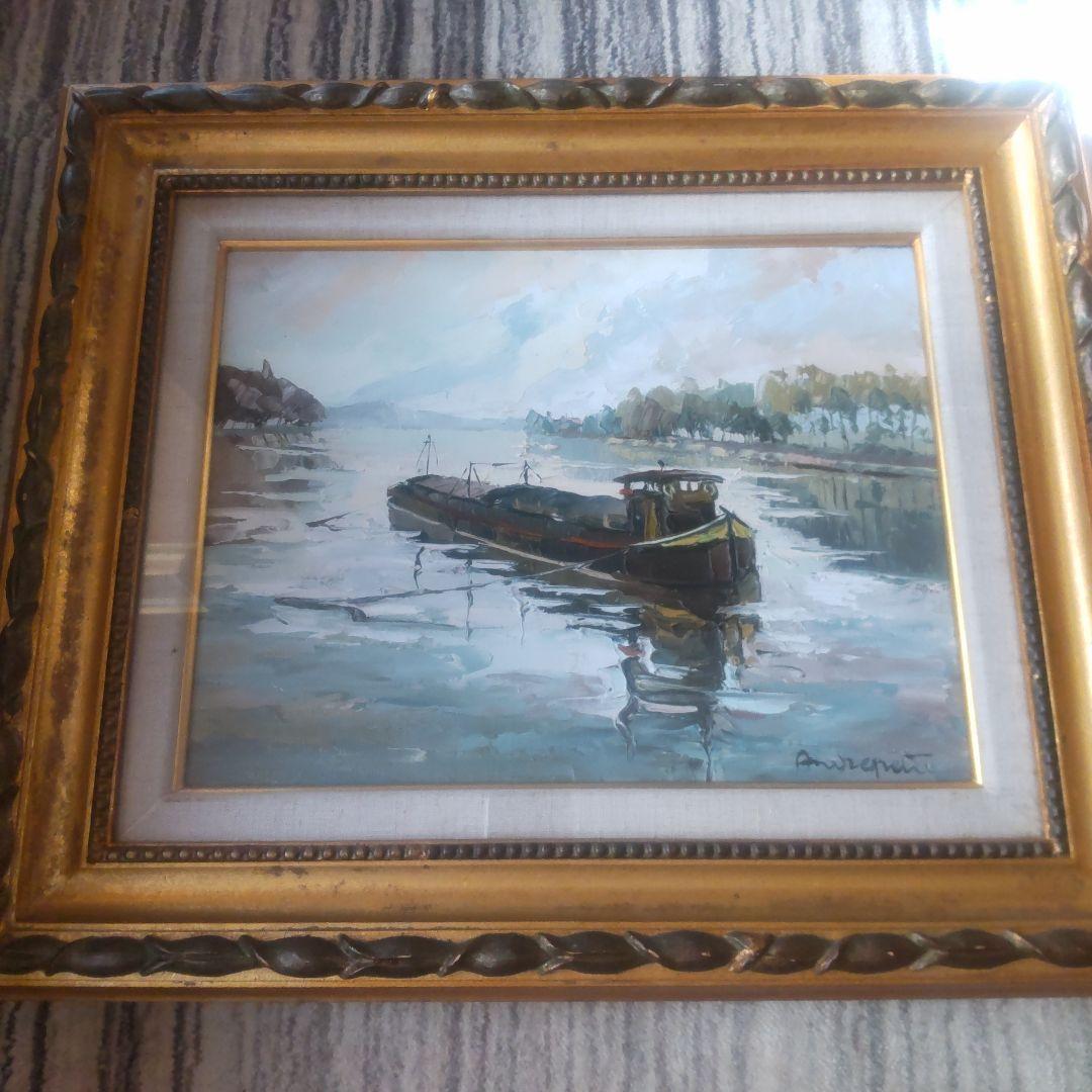 油絵 Delphine作 \