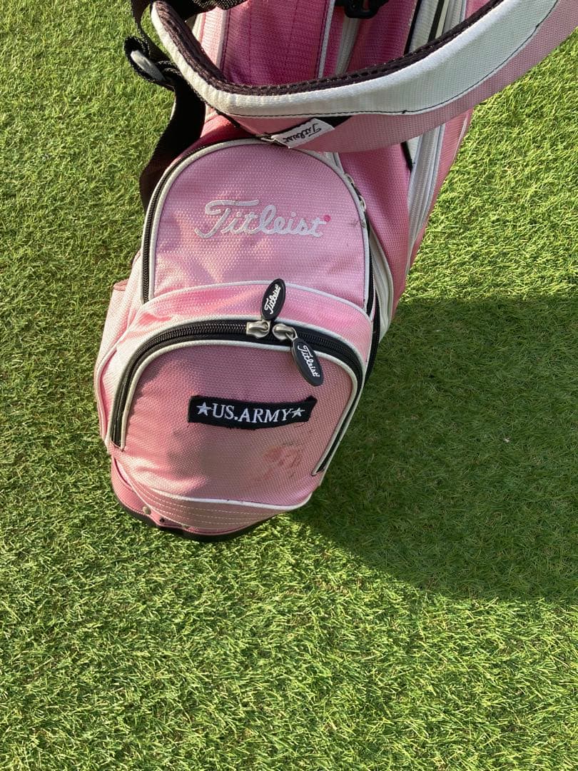 Titleist ピンク ゴルフバッグ