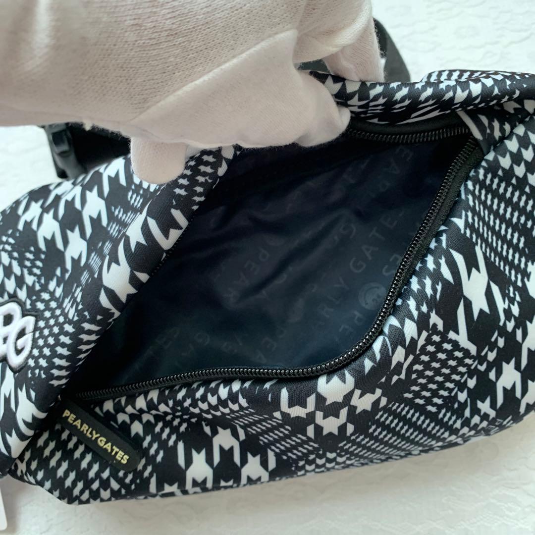 【PEARLY GATES】千鳥アーガイル柄 ショルダーポーチ