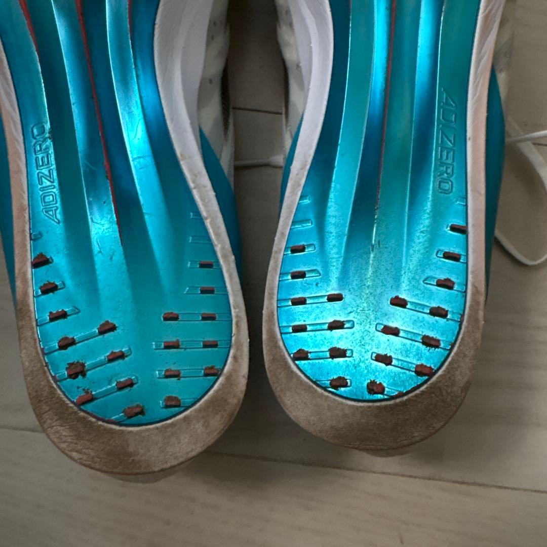 ADIZERO sp2スパイクシューズ ホワイト/グレー/ブルー　29.0cm