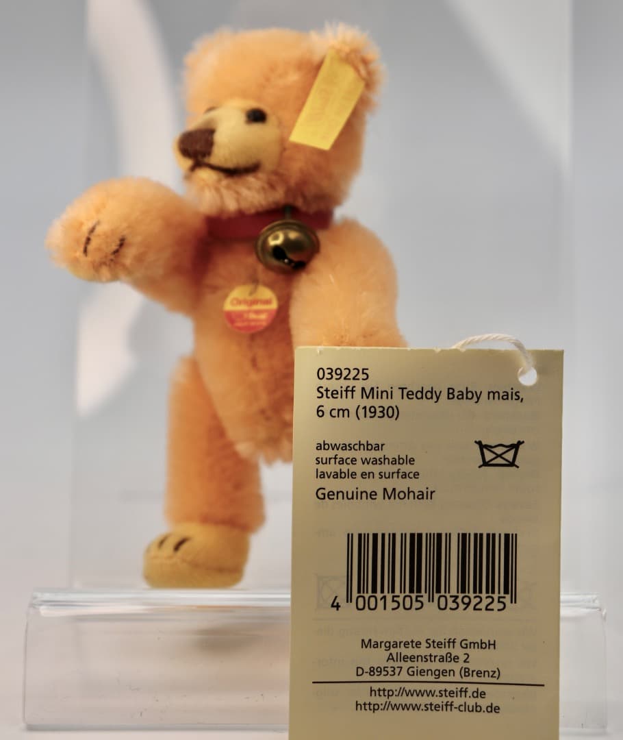 Steiff Mini Teddy Baby 6cm 1930年のレプリカ B