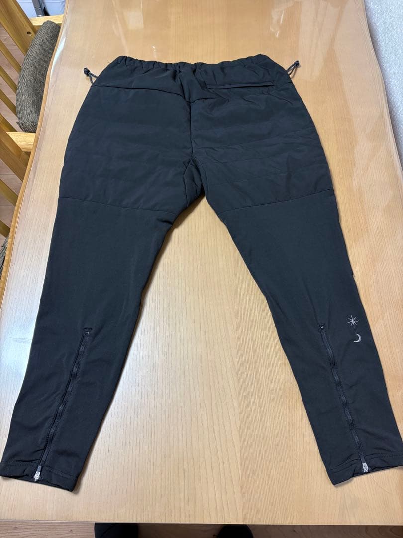 ルースイソンブラ　サーモライト　中綿パンツ　M　ナビゲーター　黒　フットサル