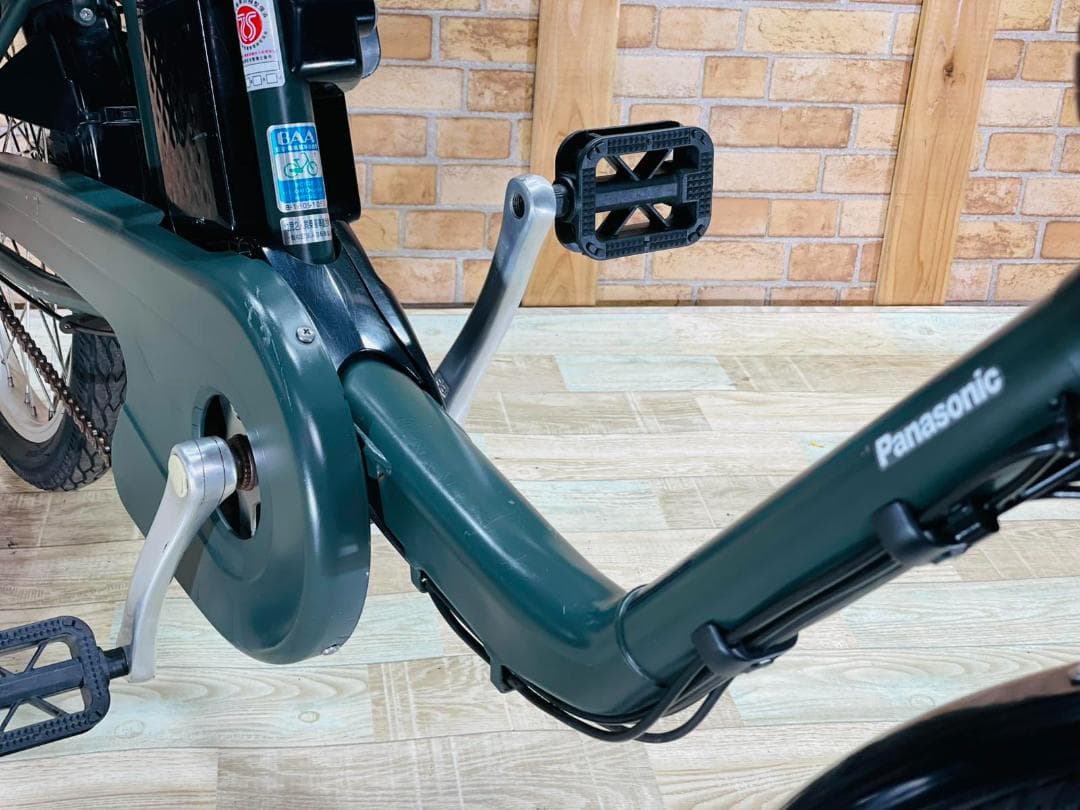 パナソニック No1 グリーン　ギュット　子供乗せ電動アシスト自転車 H1571