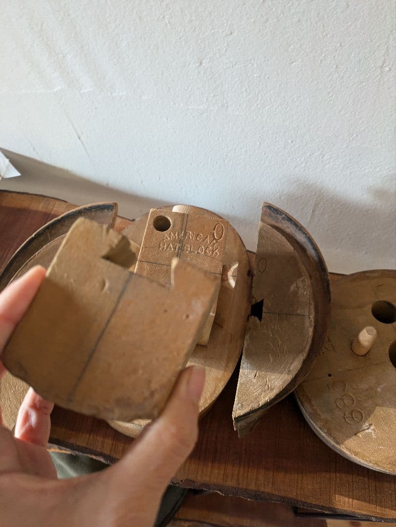 帽子　木型　パズル型