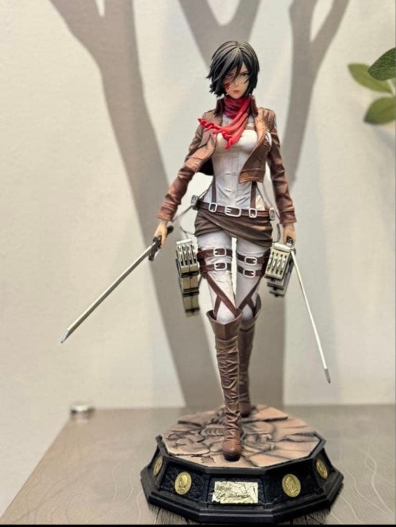進撃の巨人ガレージキット　ミカサ・アッカーマン スタチュー　フィギュア