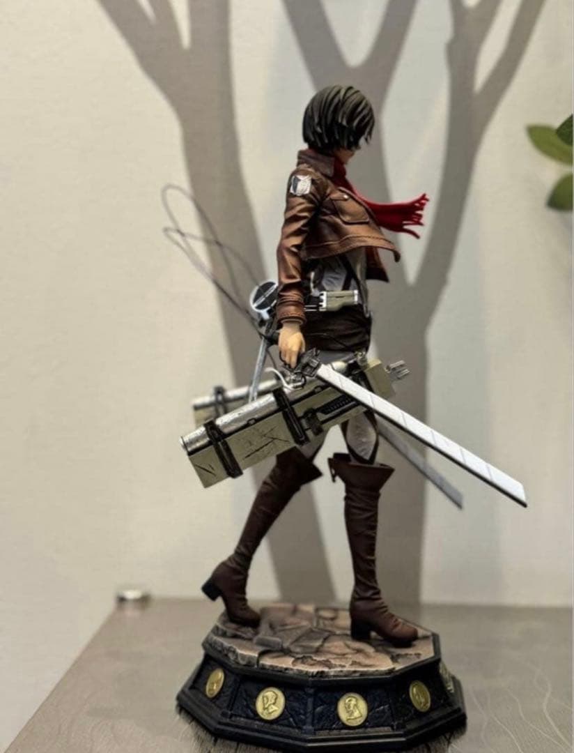 進撃の巨人ガレージキット　ミカサ・アッカーマン スタチュー　フィギュア