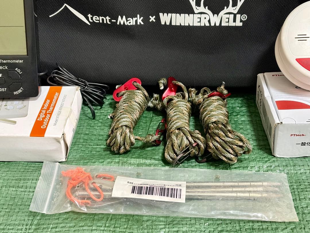 テンマクデザイン ウッドストーブ サイドヴュー Mサイズ 付属品多数