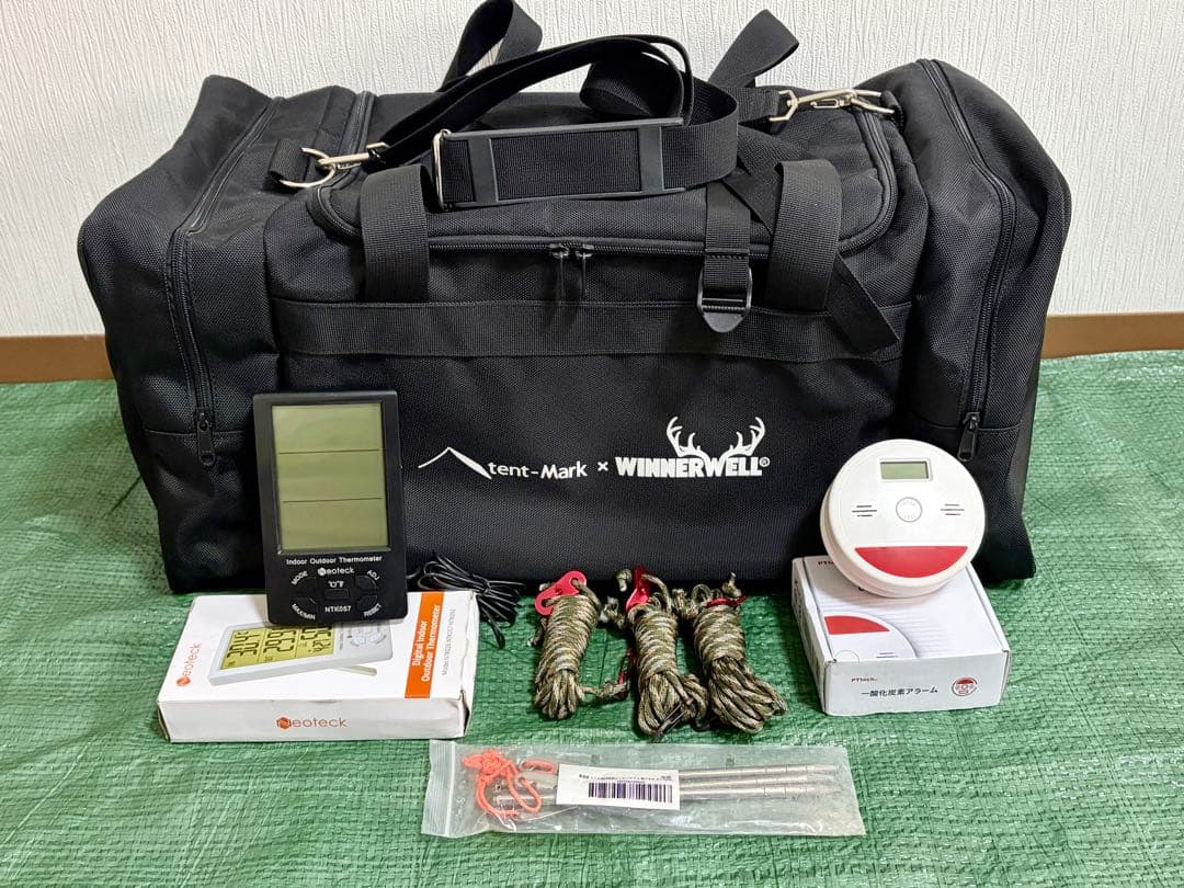 テンマクデザイン ウッドストーブ サイドヴュー Mサイズ 付属品多数