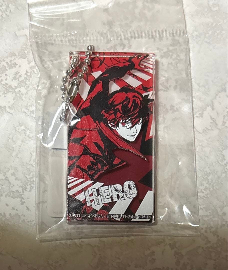 ペルソナ5 スクランブル キューボイドアクリルキーホルダー 主人公 ジョーカー