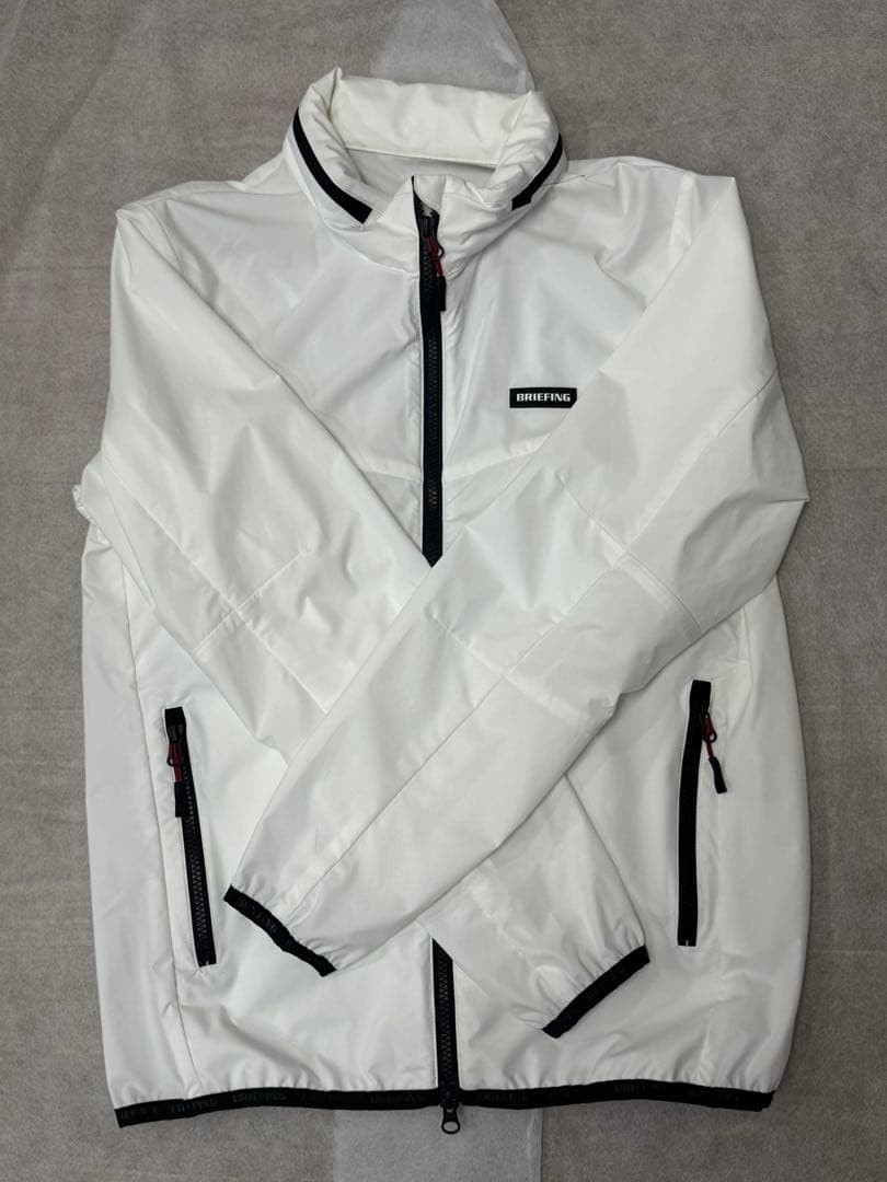 ブリーフィングゴルフ BRIEFING GOLF ウィンドブルゾン ホワイトM