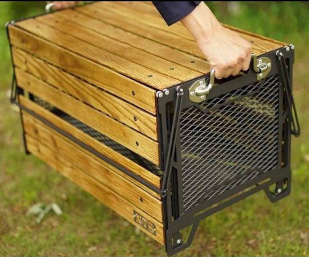 ネイチャートーンズ　サイドアップボックス＆テーブルDX アウトドア　ローテーブル