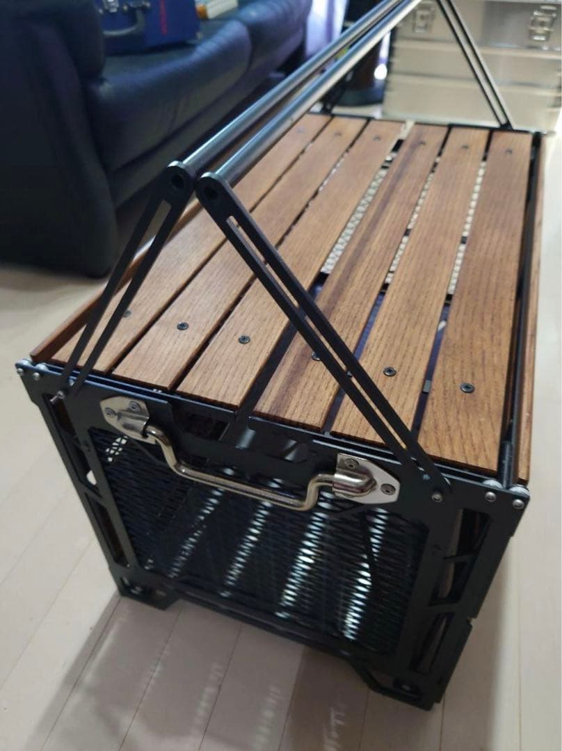 ネイチャートーンズ　サイドアップボックス＆テーブルDX アウトドア　ローテーブル