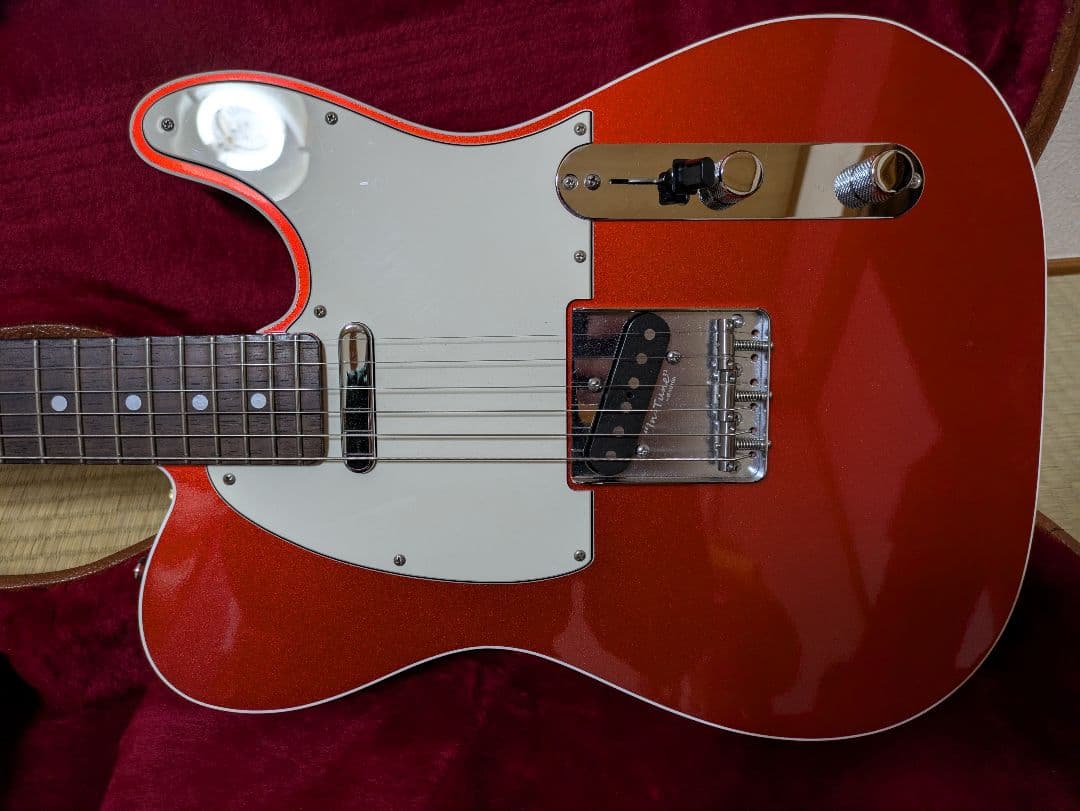 ギター k.nyui custom guitars knte gold back