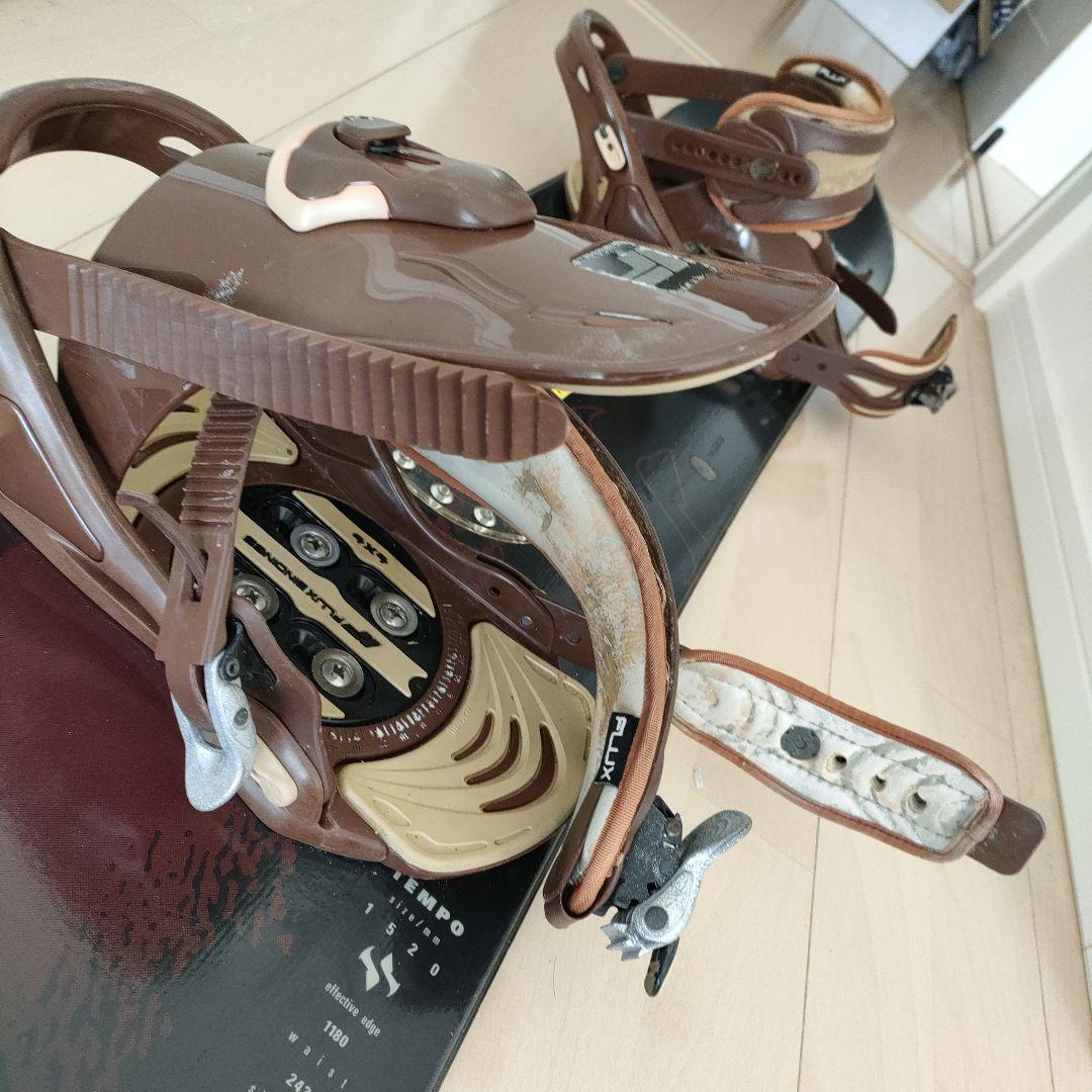 【すぐ滑れる】スノーボード＋FLUXバイン セット 初心者・女性向け 155cm