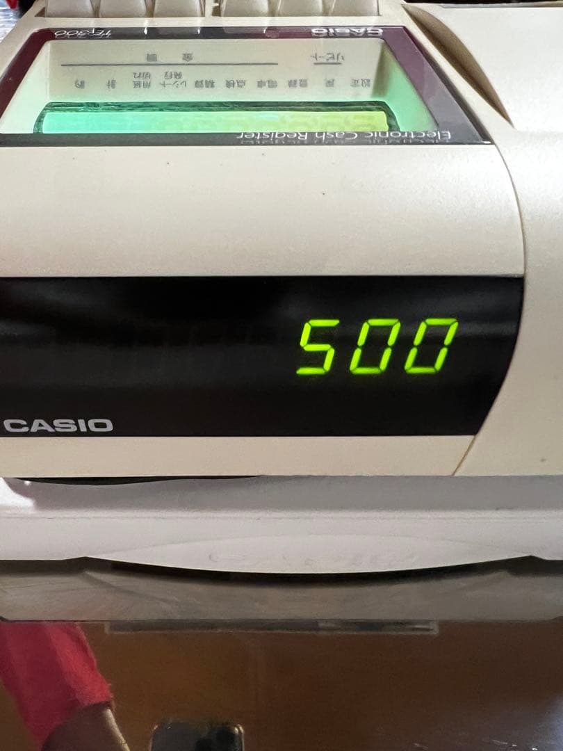 《リバーサイド》CASIO TE-300 電子レジスター