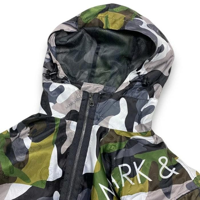 【美品】MARK & LONA ゴルフ ダブルジップ ブルゾン ジャケット 50