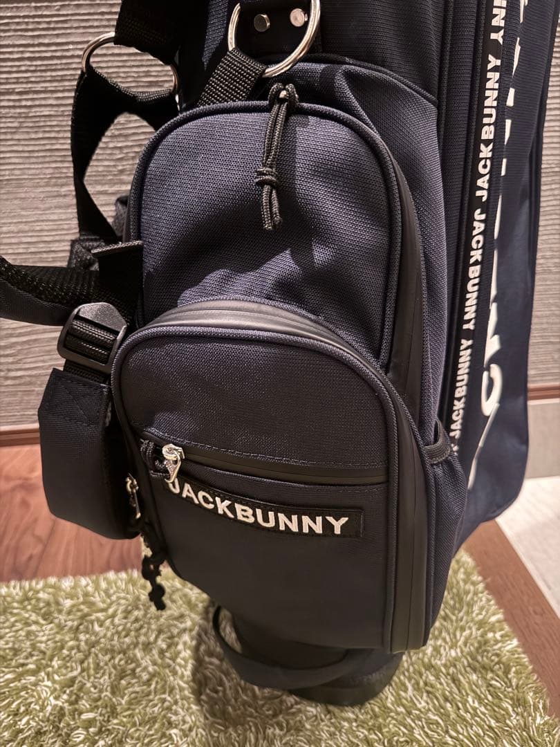 JACK BUNNY キャディバッグ　スタンド　ネイビー