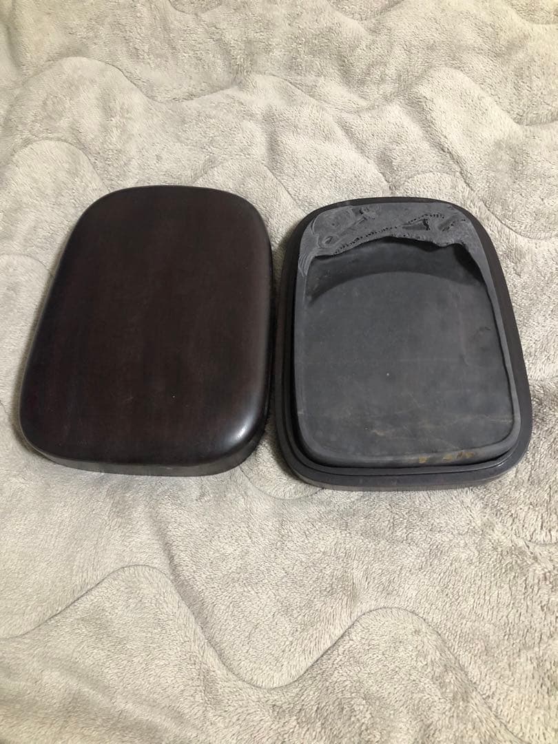 端溪硯 老坑 水巖 大西洞 金綫 青花 書道用品 端渓硯 骨董