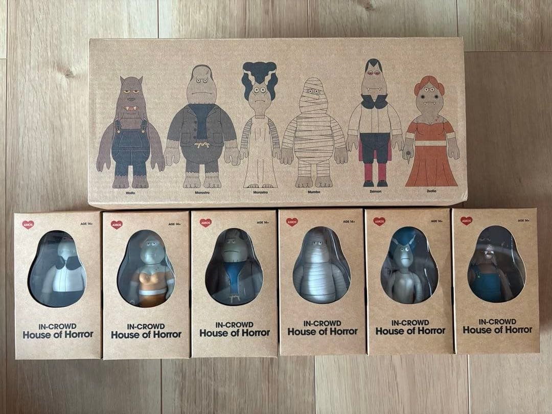 【新品未開封】AMOS TOY House of Horror（6体セット）
