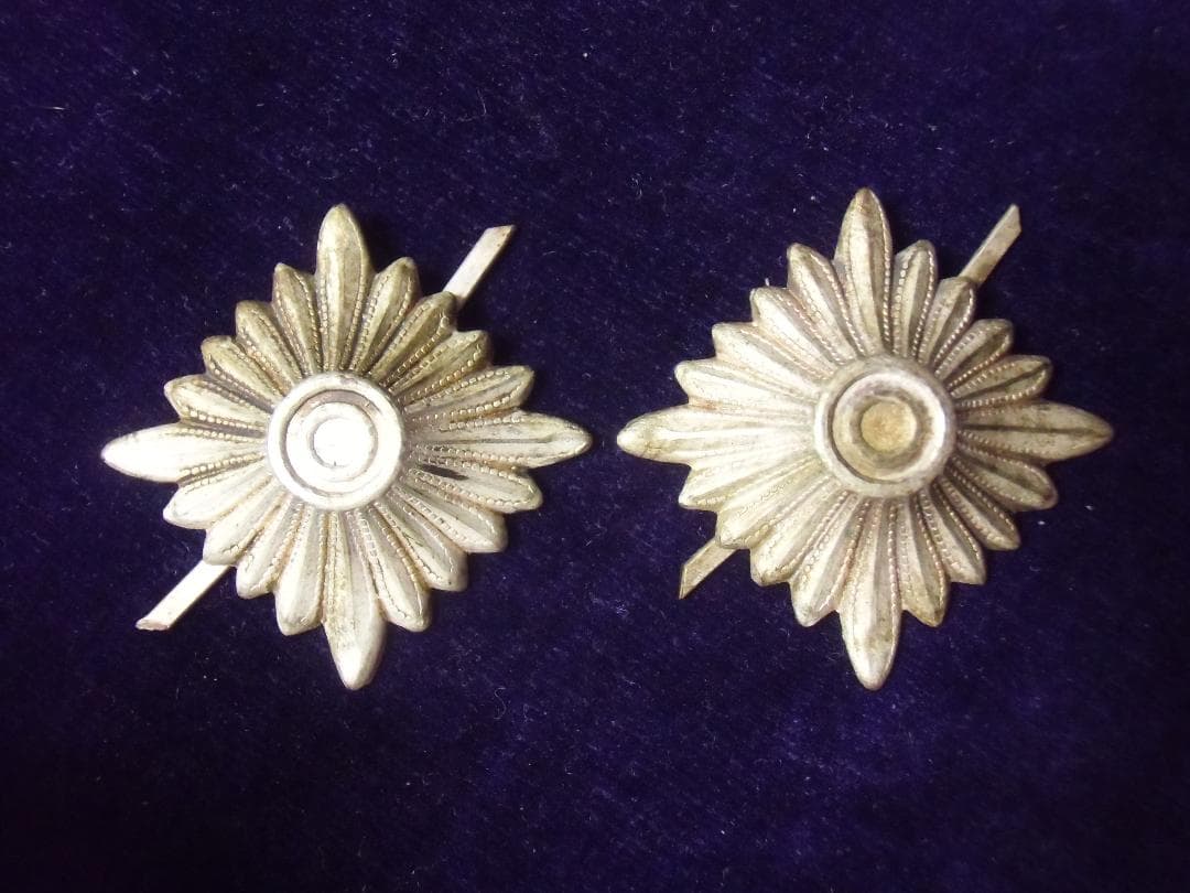 ⊞ドイツ軍＊２３ｍｍピプ（中将～大将）＊ペア（実物）