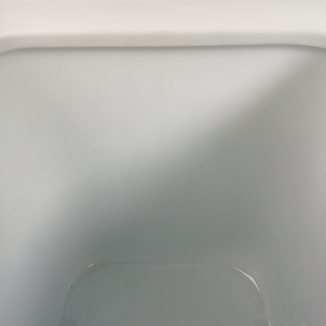 Ｔ７２１　水指　『白磁　染付　竹林』『四方水指』『横石喜助』　共箱　茶道具