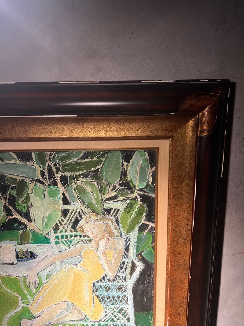 E'douard es Mac-avoy 【マリアンヌ】肉筆油彩画